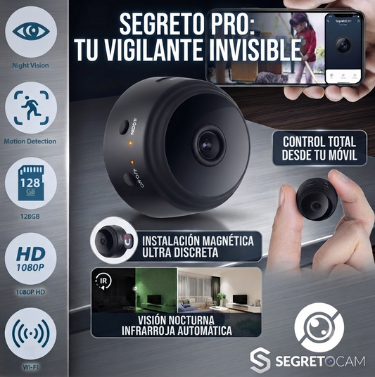 Mini Cámara Espia De Seguridad
